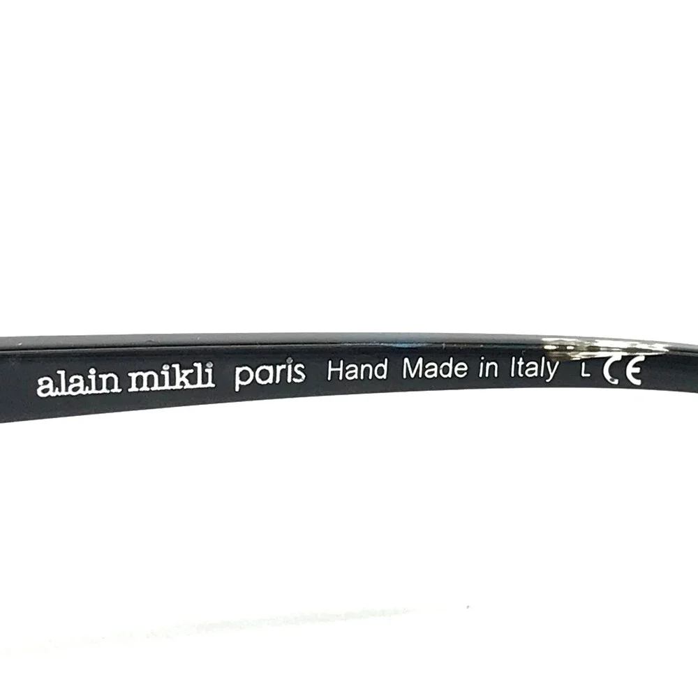 Alain Mikli Eyeglasses Frames A03037 009 Red Teal Noir Mikli Black 53-15-140
